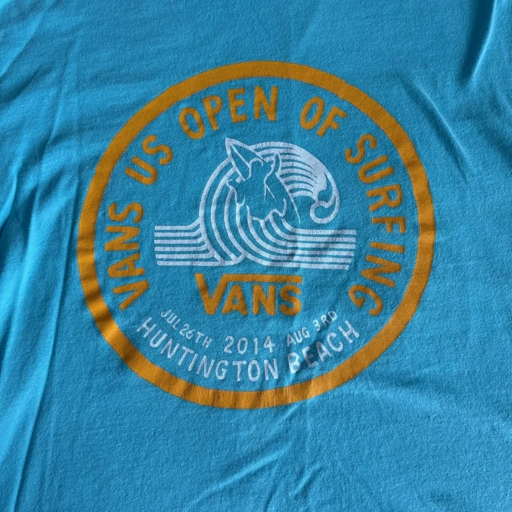 Blue Vans 2014 Surf Short Sleeve Tee - Picture 2 of 5